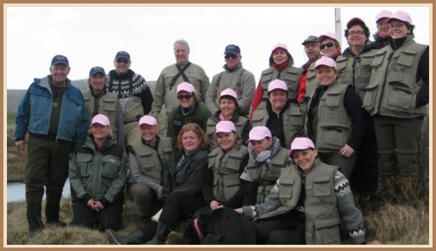 Kastað til bata - Glæsilegur hópur á Íslandi