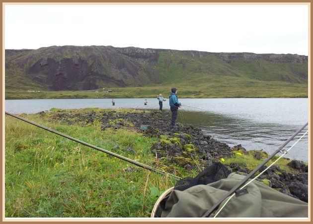 Þétt staðið á Réttarnesinu