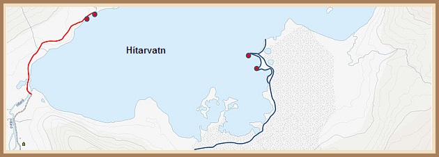 Rölt helgarinnar við Hítarvatn