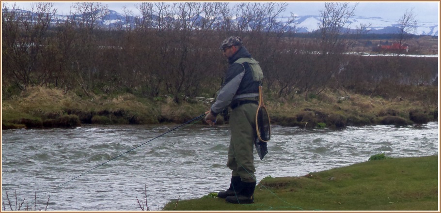 Tiltölulega slakur við Elliðaárnar