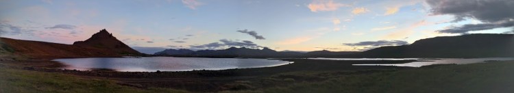 Síðkvöld við Hlíðarvatn