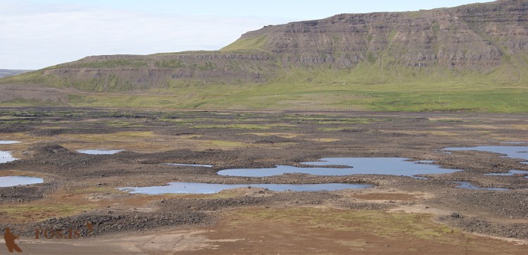 Útsýnið úr Fellsbrekku til vesturs