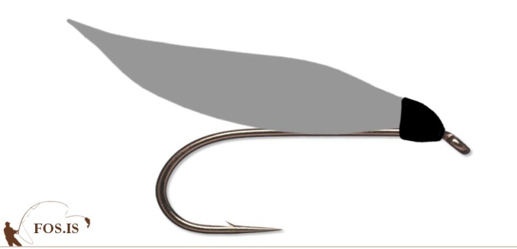 Lokaður vængur, uppsveigður endi