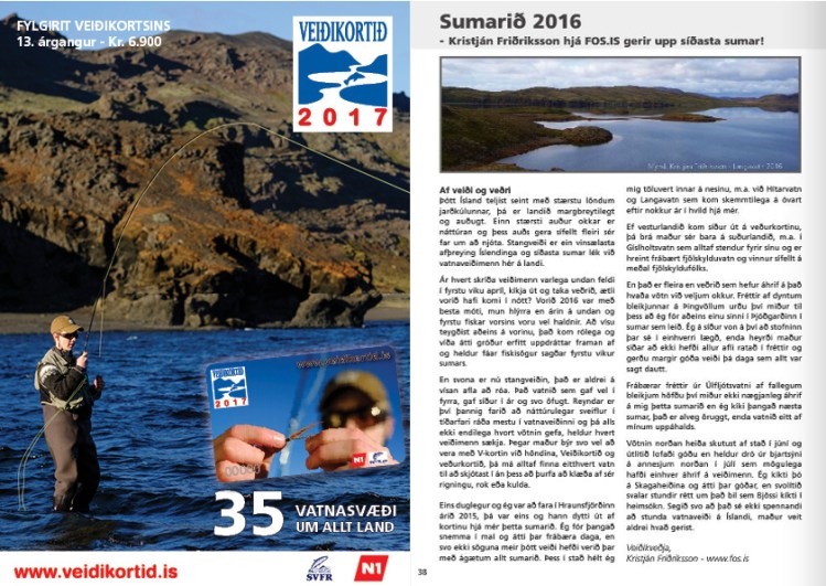 Smelltu á myndina til að lesa fylgirit Veiðikortsins